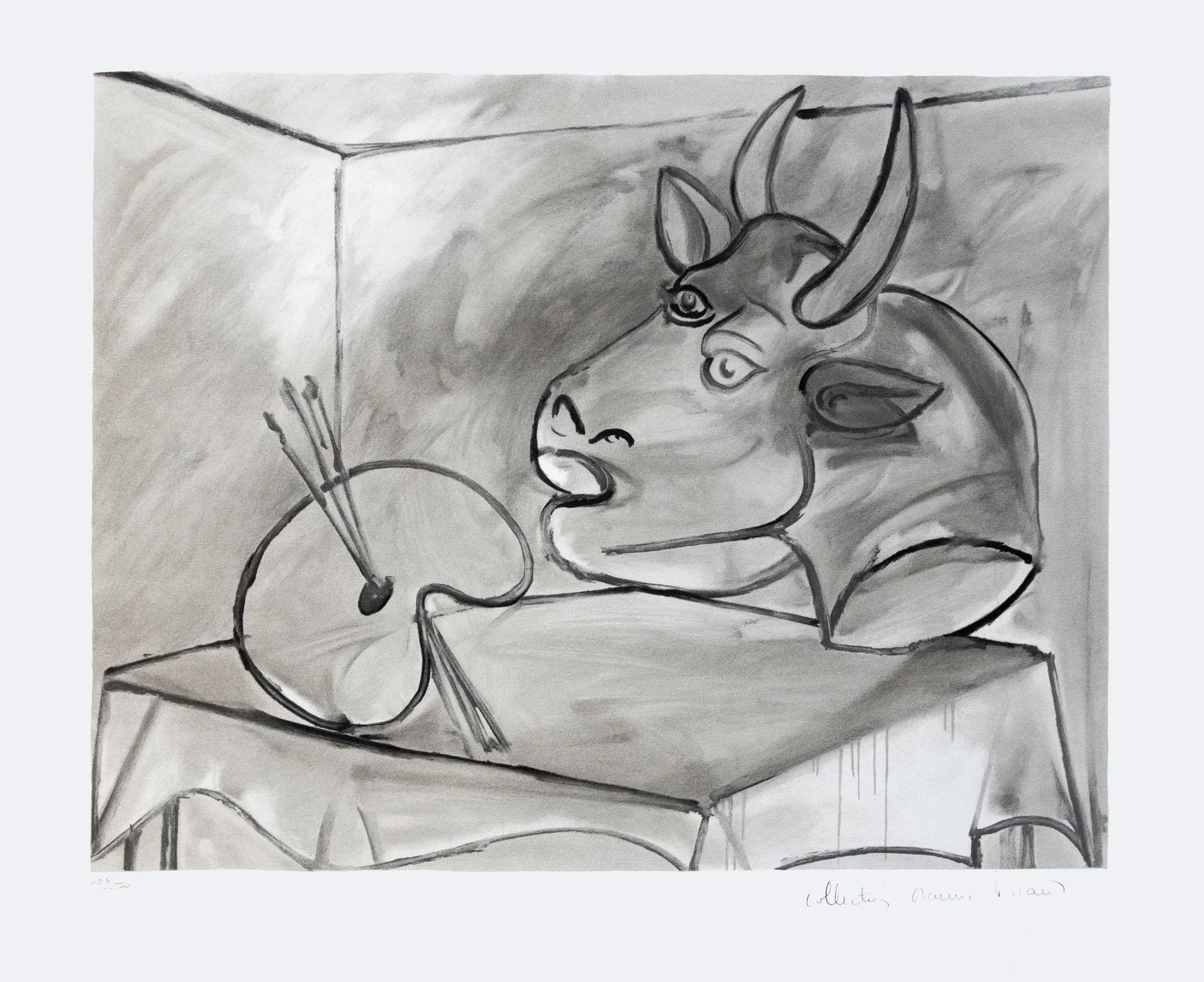 Pablo-Picasso-Nature Morte a la Palette et a la tete de Taureau.jpg