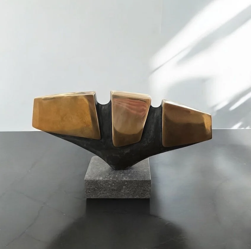 Robert Fogell, Three Panel Form Bronze.JPEG