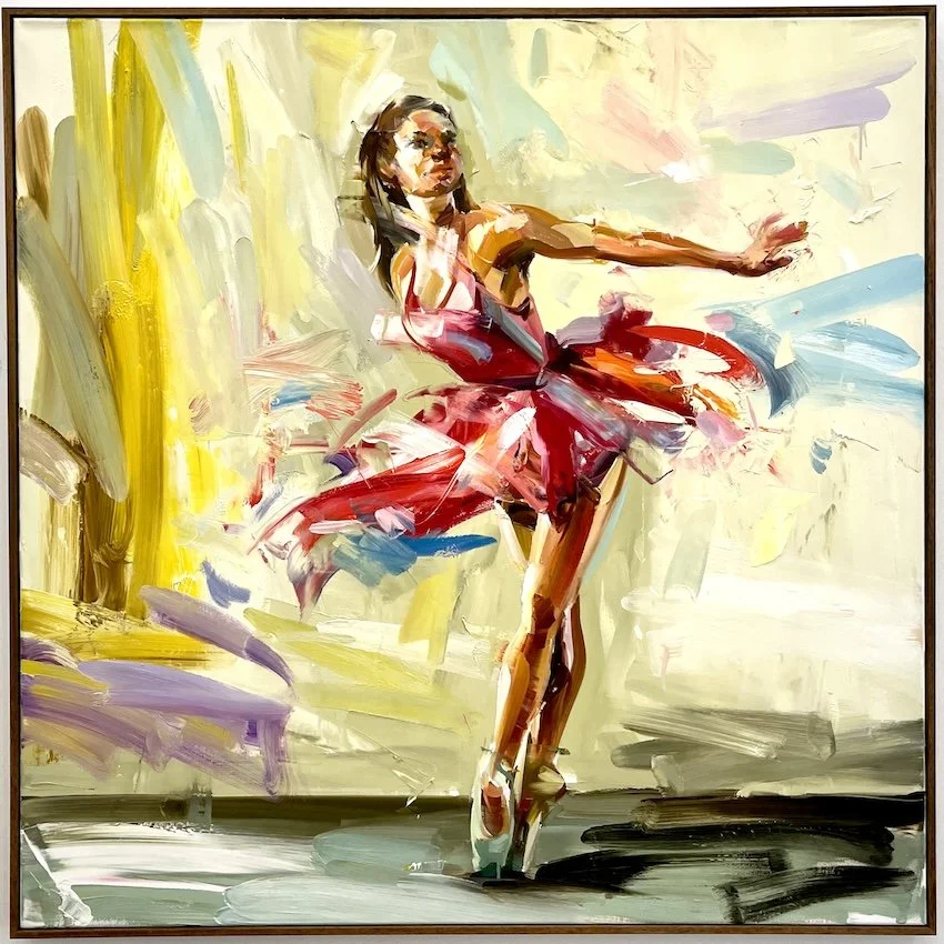 Paul Wright, On Pointe 110 x 110cm 2.JPG
