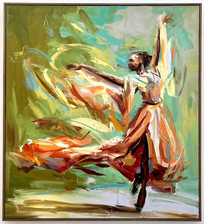 Paul Wright, Orange Flame, 110 x 110cm 2.JPG