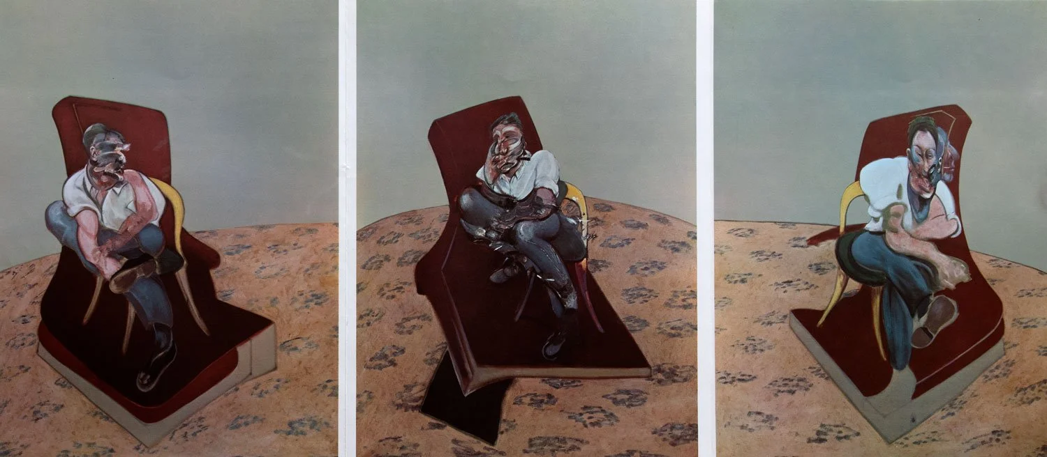 Portrait of Lucian Freud Triptych