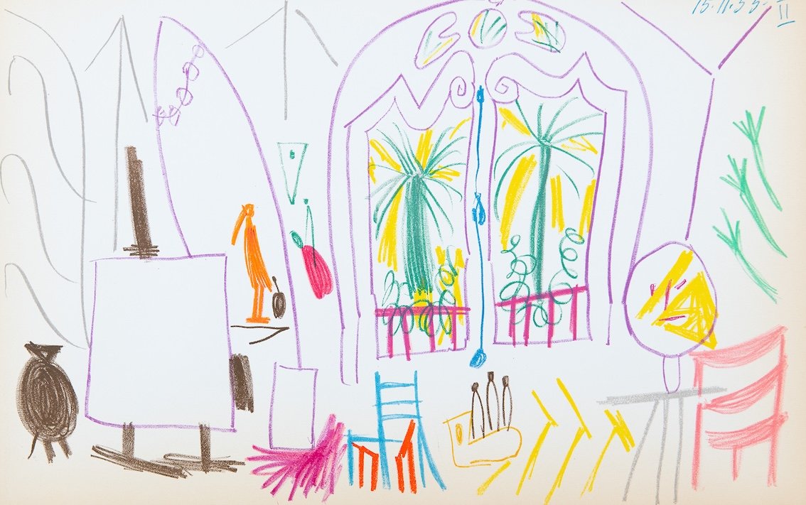Pablo Picasso-Atelier _La Californie_, Cannes 15.11.55 II.jpg