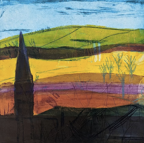 Louise Davies, Early Evening Shadows 25 x 25cm.png