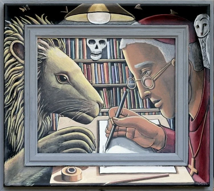 Saint Jerome and The Lion in the Library.jpg