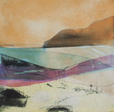 Louise Davies, Distant Shores 50 x 50cm.png