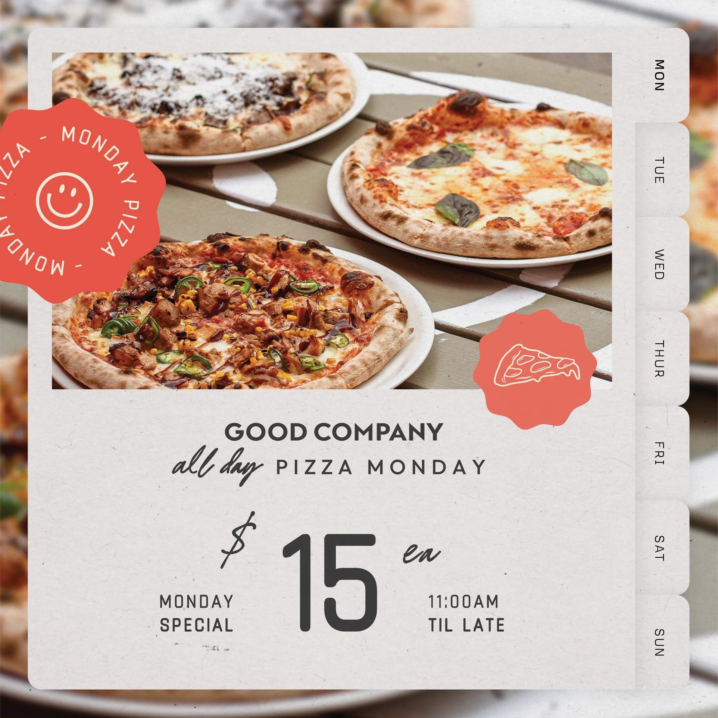 Monday Pizza Day