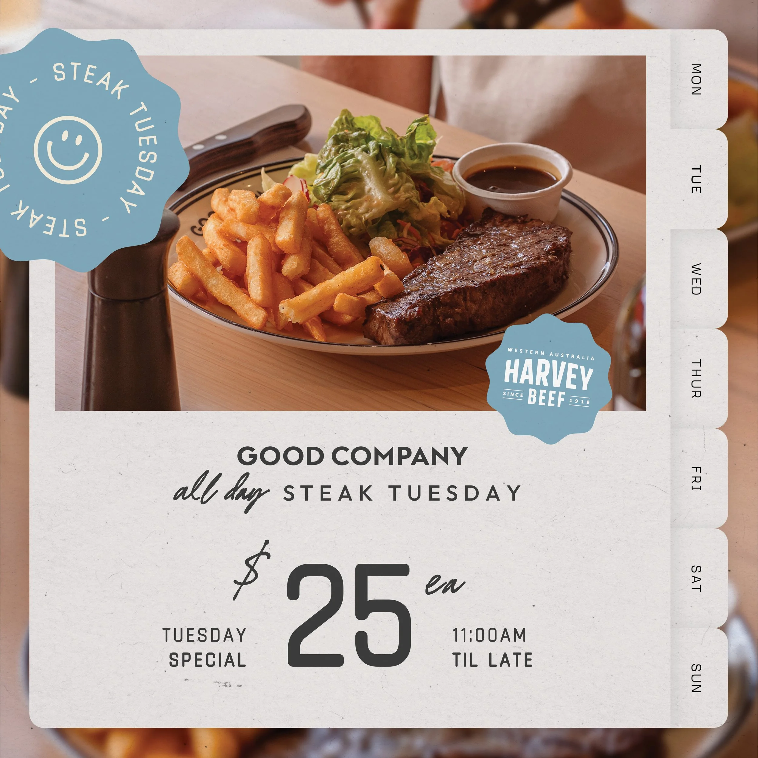 Tuesday Steak Day