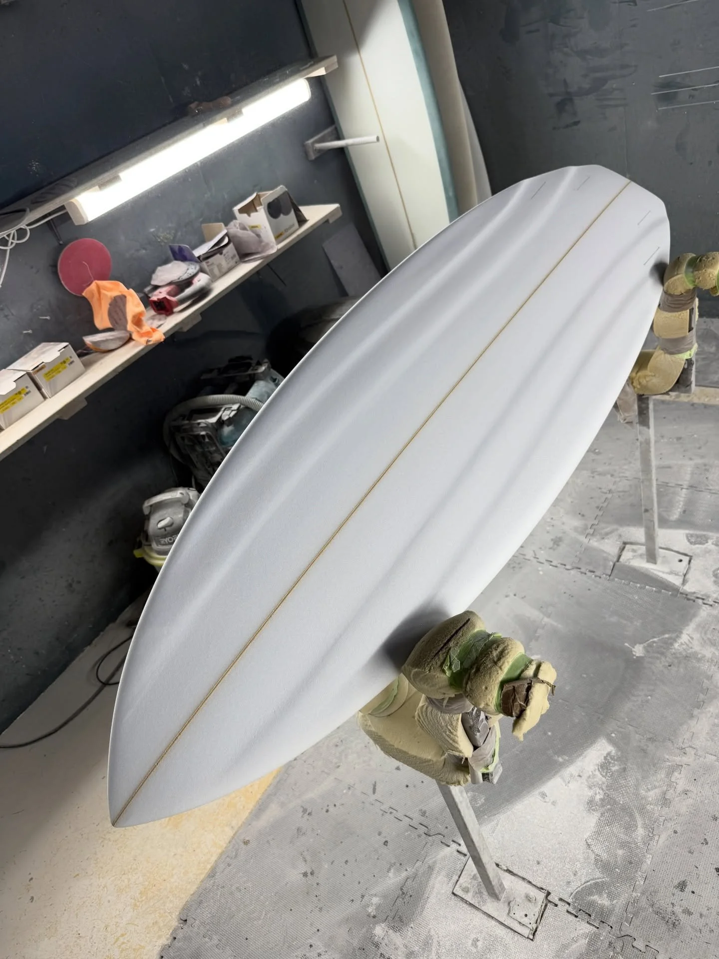 Latest  one for Elliot @canldleman Diamond tail quad 6&rsquo;3&rdquo; x 20 3/8&rdquo; x 2 3/4&rdquo; with full curve channels. Feedback from these has been amazing, 2nd board Elliot has ordered with these channels in less than 2 months. Previous boar