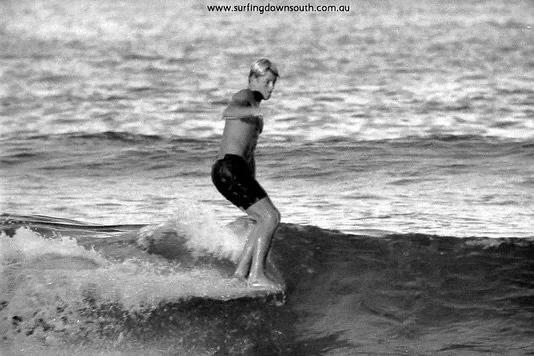 Some classics from the &rsquo;60s of a young Jack Knight on a log at Manly, probably around 14 at the time. All shots by Ric Chan. You can read more about Jack&rsquo;s history on the About page of the website.