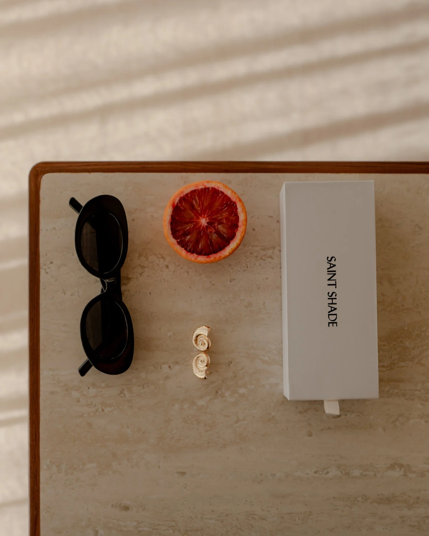 Light, texture, and the little details that bring a product to life.⁠
⁠
A moment captured for Saint Shade- where considered styling meets effortless, elevated product photography.⁠
⁠
Because sometimes it&rsquo;s not about saying more&hellip; it&rsquo