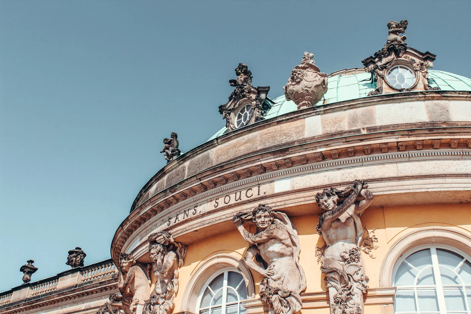 Detail der Potsdamer Schlossarchitektur