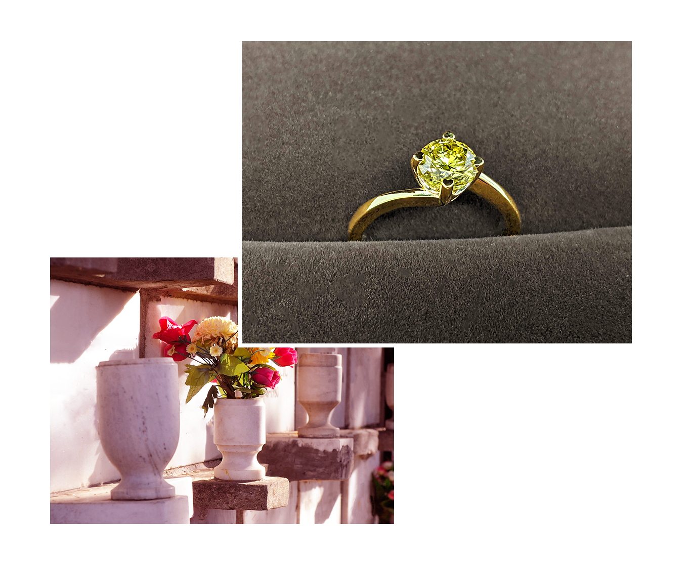The comparison of cremation diamonds and interment of ashes