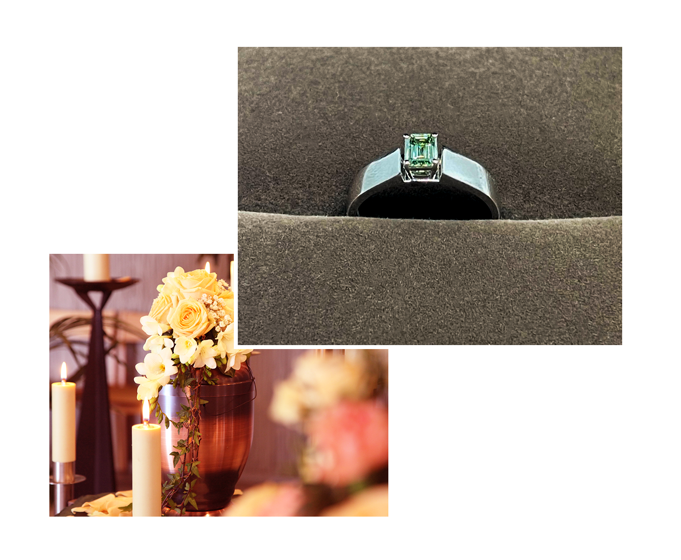 The comparison of cremation diamonds and keeping ashes in the urn