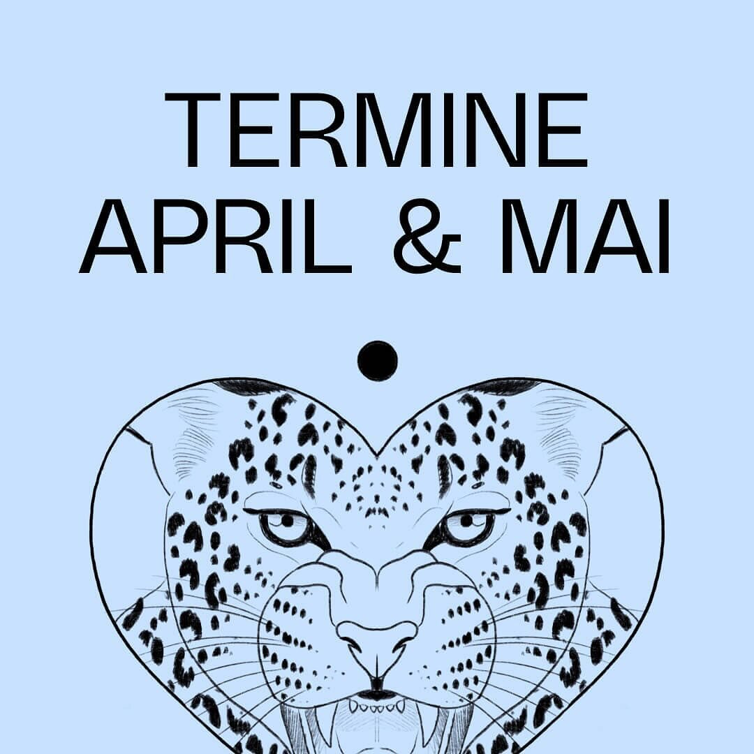 💜 Tattoo-Termine f&uuml;r April &amp; Mai! 💜
Meine Lieben, ab jetzt vergeb ich alle Termine bis Ende Mai! 

Blumen, V&ouml;gel, Frauenk&ouml;pfe und mehr - Ich hab ganz viele neue Flash-Designs (= schon fertige Tattoovorlagen zum aussuchen) f&uuml;