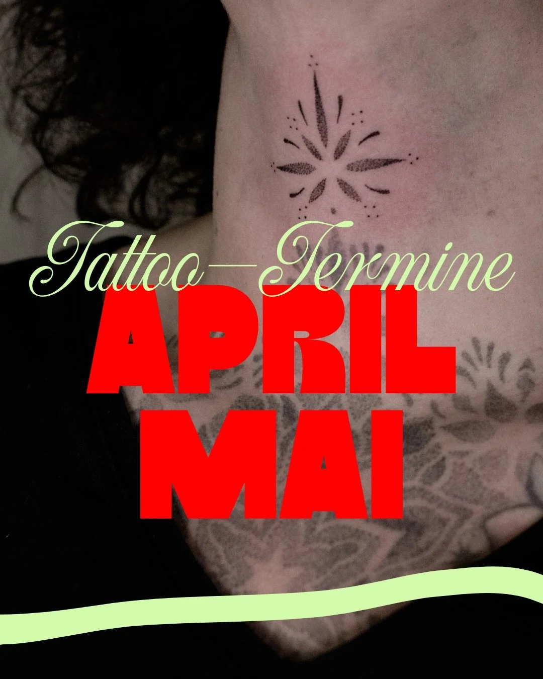🌷Tattoo-Terminvergabe APRIL &amp; MAI✨

Ich vergebe ab jetzt alle Termine bis Ende Mai (ich hab im M&auml;rz auch noch 3 Termine frei) und freu mich schon auf euere tollen Ideen (oder ihr sucht euch eins meiner Flash-Designs aus, falls euch die Insp