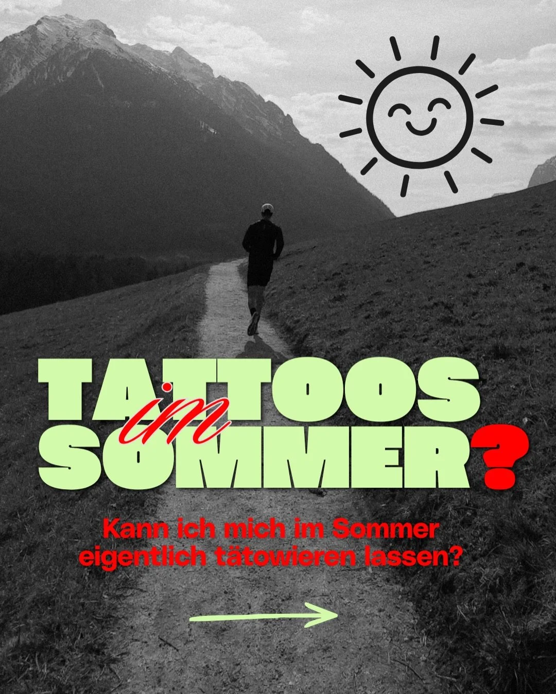 Wie jedes Jahr tummeln sich einige Mythen ums Thema Tattoos &amp; Sommer - deshalb hab ich euch hier mal ein paar Infos zusammengestellt, damit ihr Bescheid wisst 🤝🫶

Ich hab noch Tattoos im Juni &amp; Juli frei (letzte Slides) und freu mich schon 