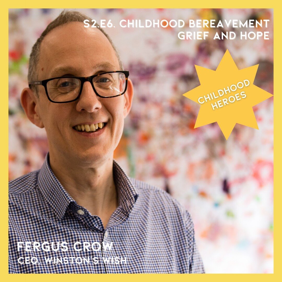 If you have ever lost a loved one, or are supporting a grieving child or young person then please take 30mins out to pause and listen to this episode of #childhoodheroespodcast.

My humble thanks to Fergus Crow at @winstonswish for a heart-warming an