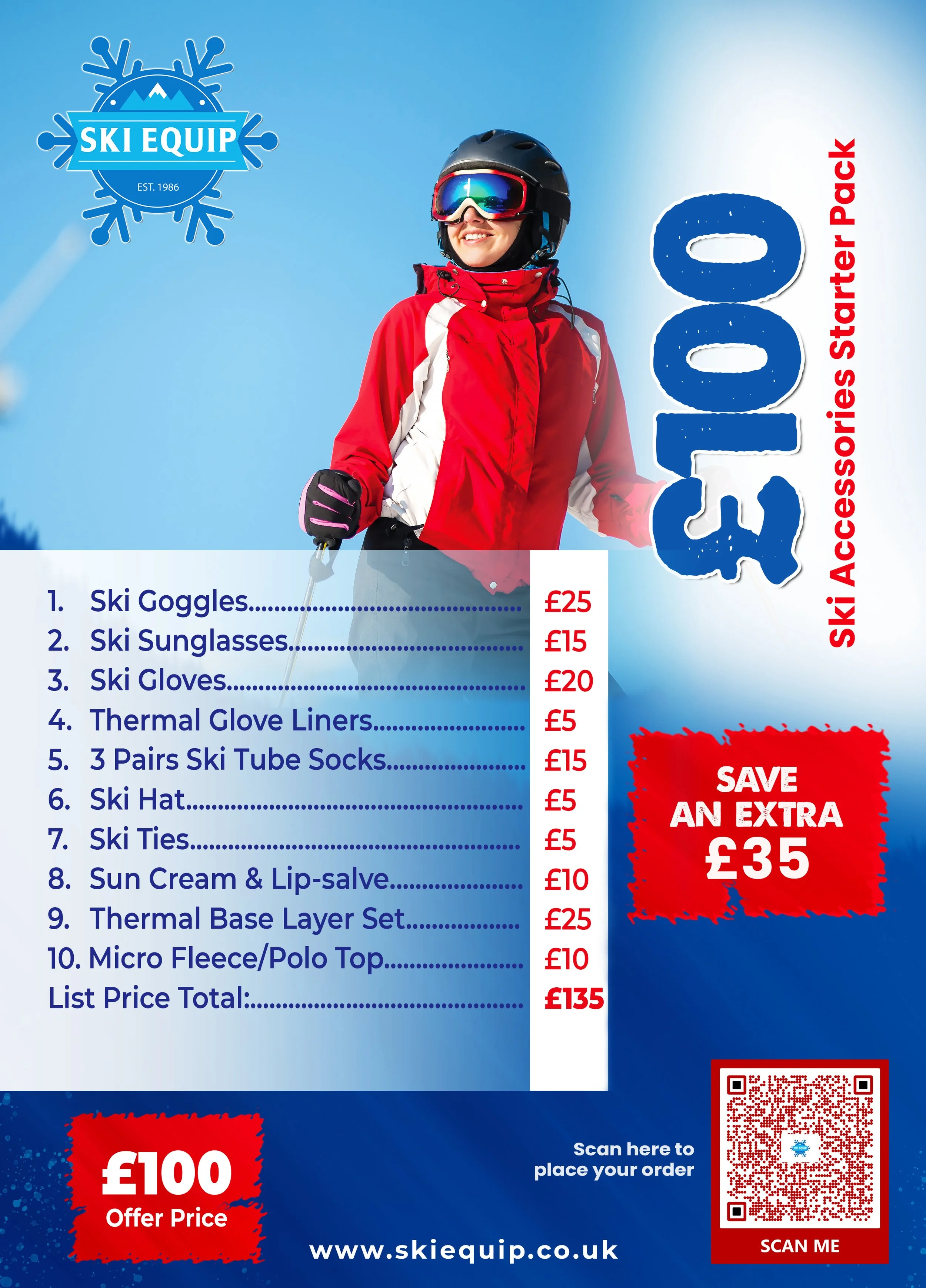 Ski Accessories Starter Pack