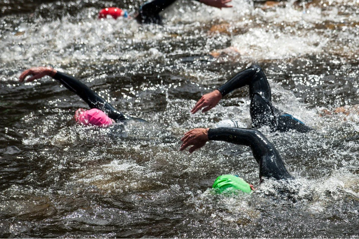 swimming at ironman