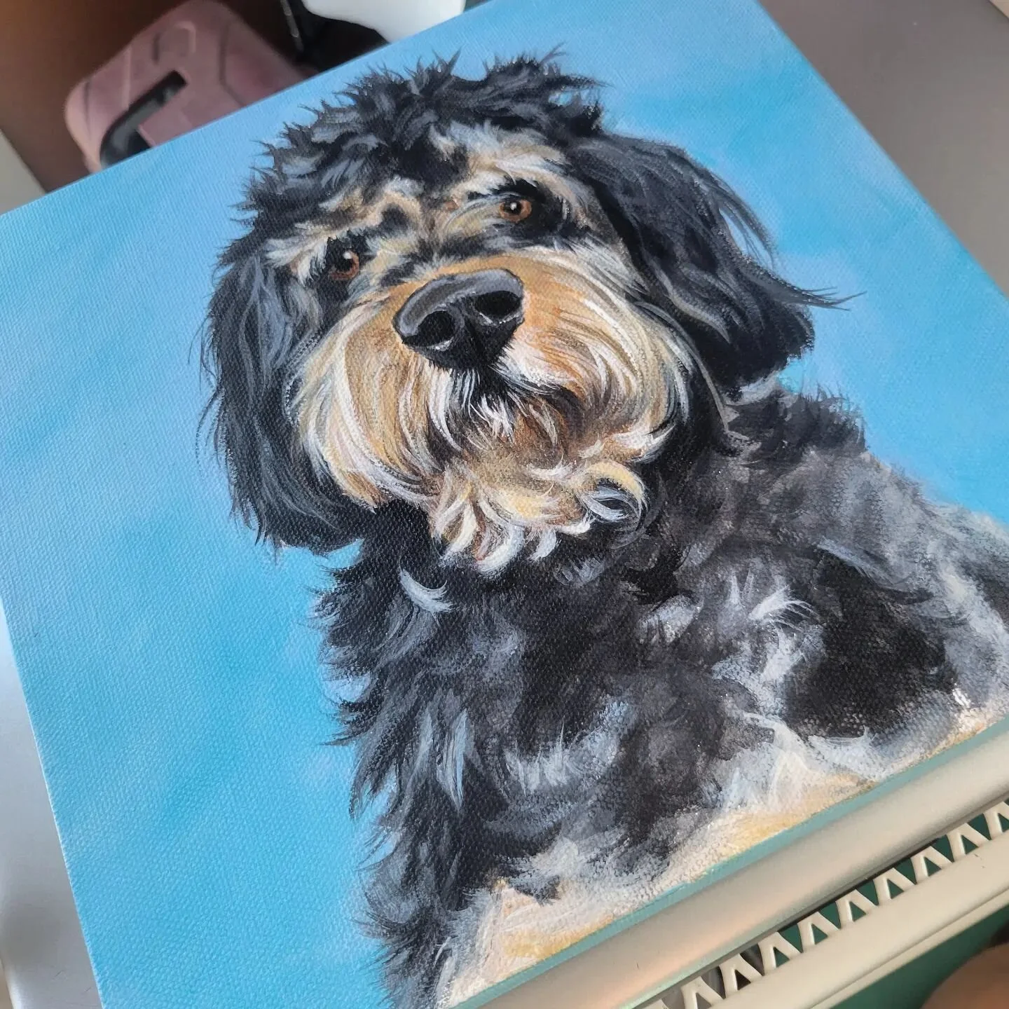 Sweet Winston 😍

#maritimeartist #petportrait #animallover #doggo #dogsofinstagram #sirwinstonbernedoodle