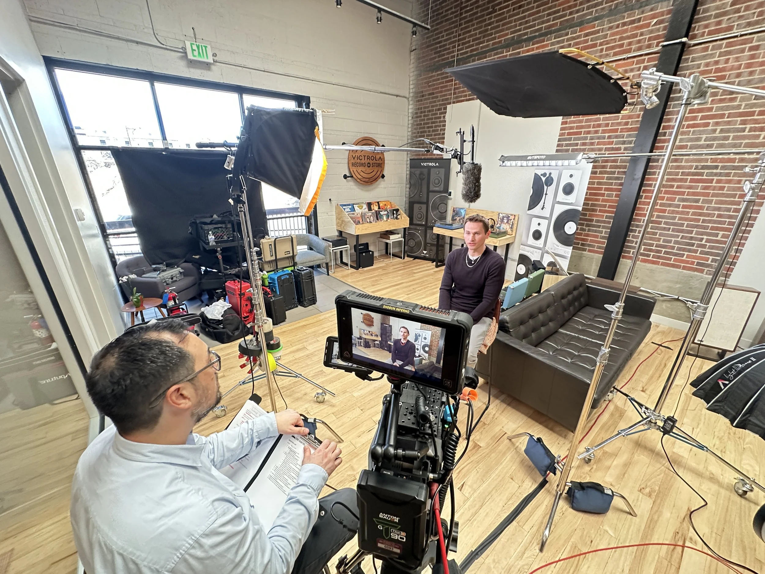 Filming an Interview Using Natural Light for the Best Denver Video Production Results