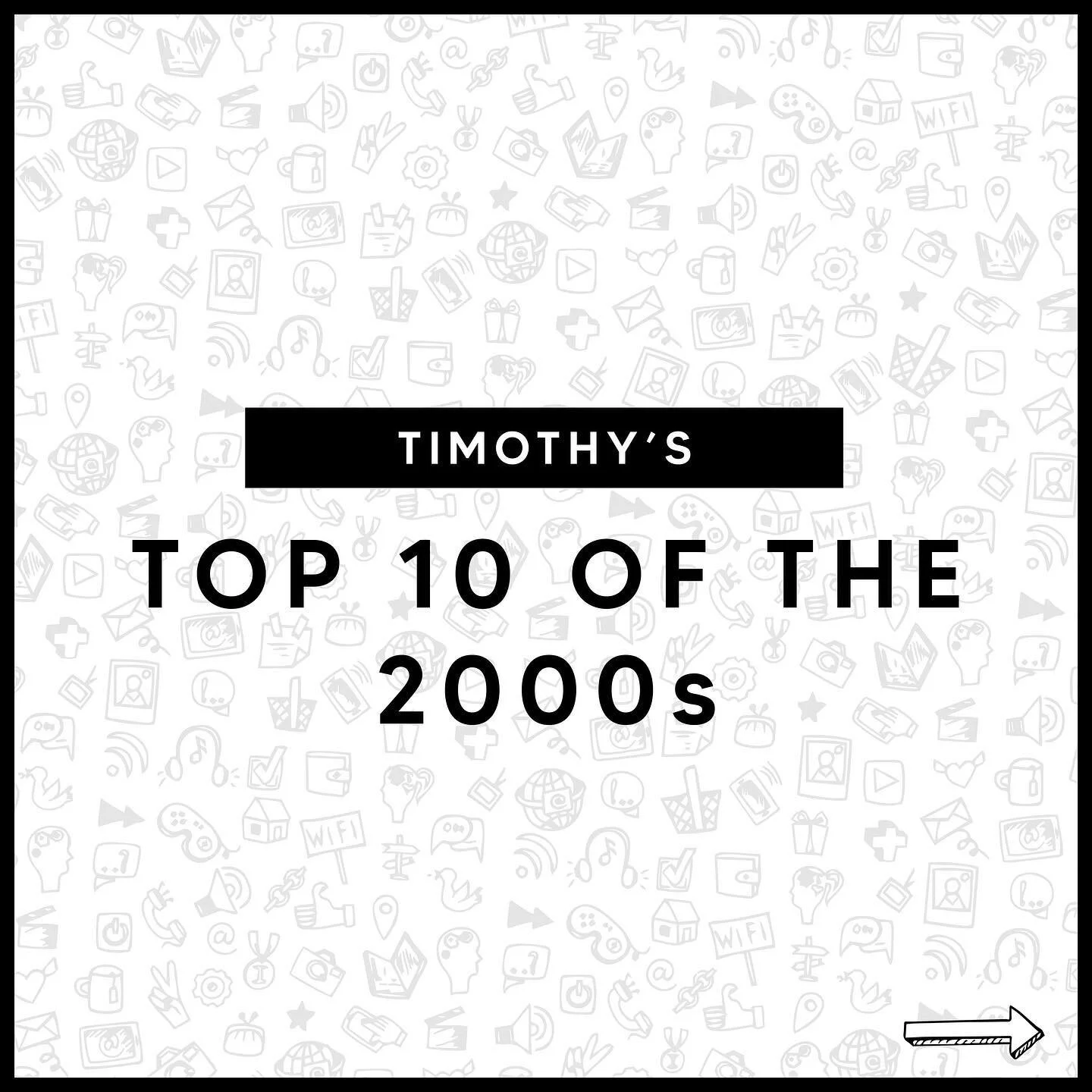 Part 2 of our rankings from episode 6. Keep swiping left of countdown Timothy&rsquo;s favourite films of the 2000s. A controversial list perhaps, or maybe you agree? Let us know your thoughts and your own favourites films from that era. A diverse ran