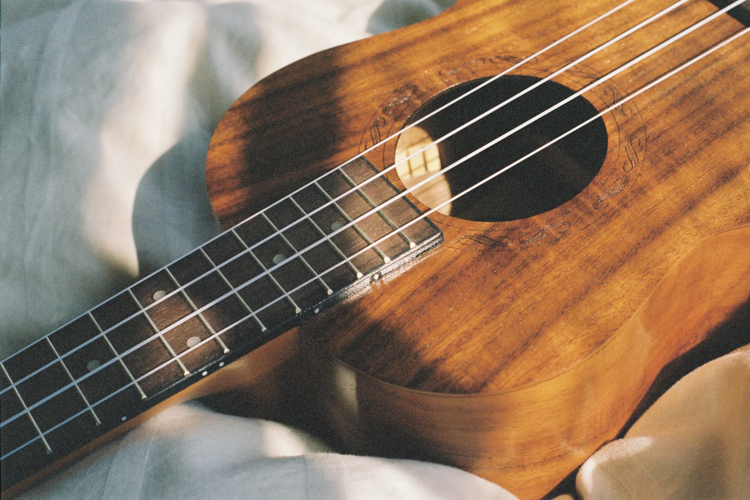 guitar in the sun