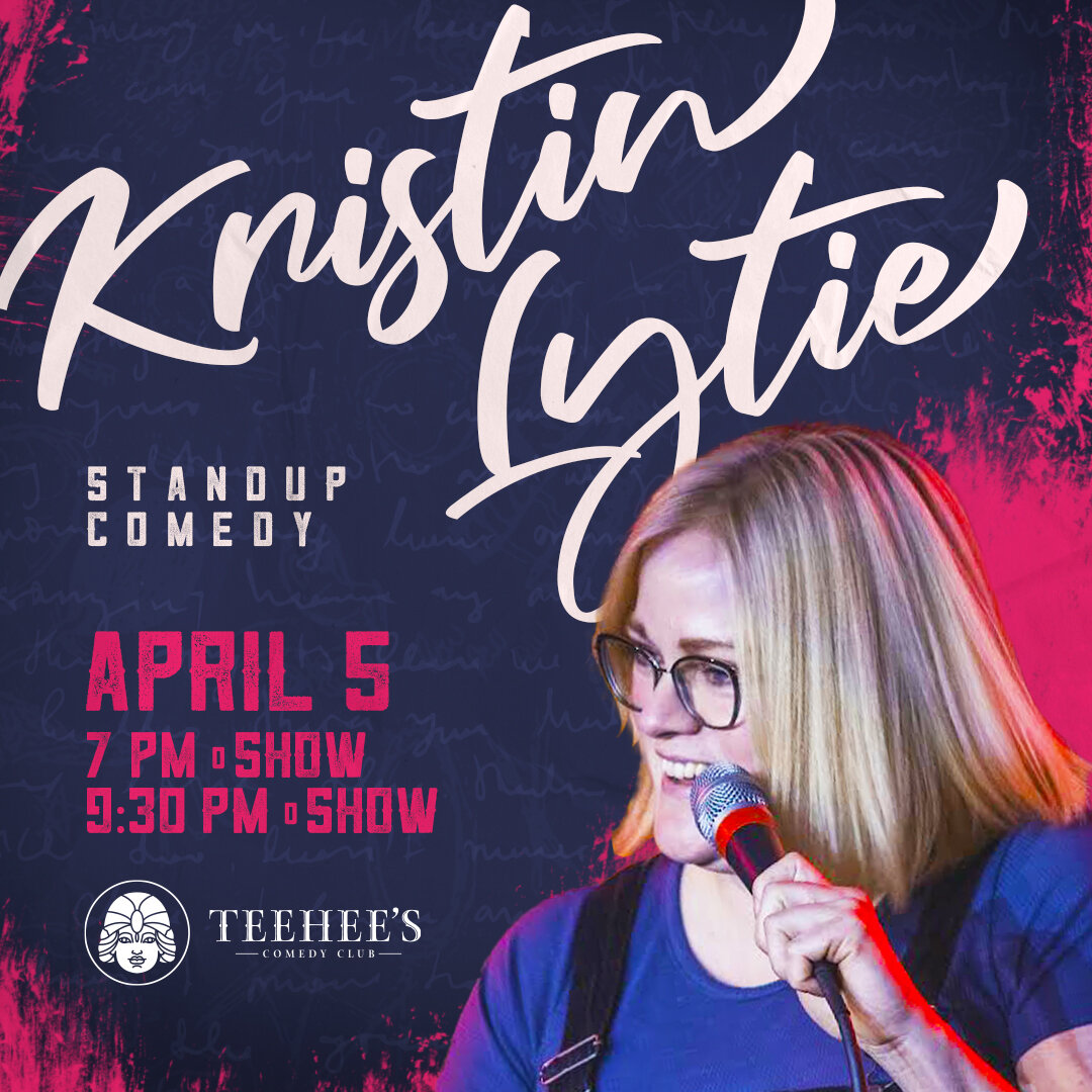 See Kristin Lytie on Friday, April 5 at Teehee's in Des Moines!

Kristin Lytie is a stand up comedian living in Green Bay, Wisconsin. She cut her teeth in the Chicago comedy scene and was even named a &ldquo;Comic to See&rdquo; by the Chicago Tribune