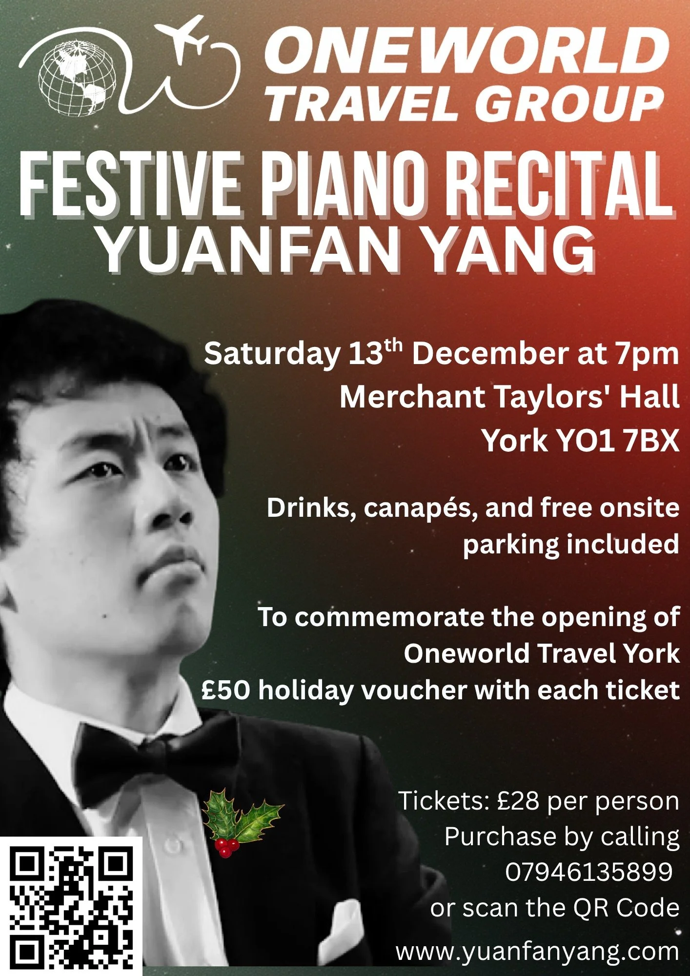 A Festive Piano Recital wth Yuanfan Yang