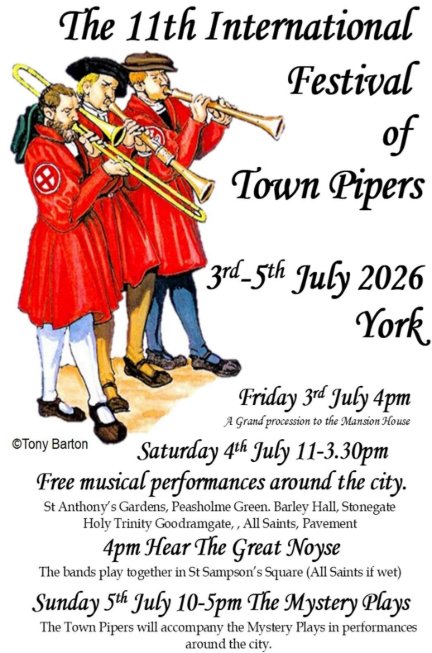International Festival of Town Pipers at Holy Trinity Goodramgate