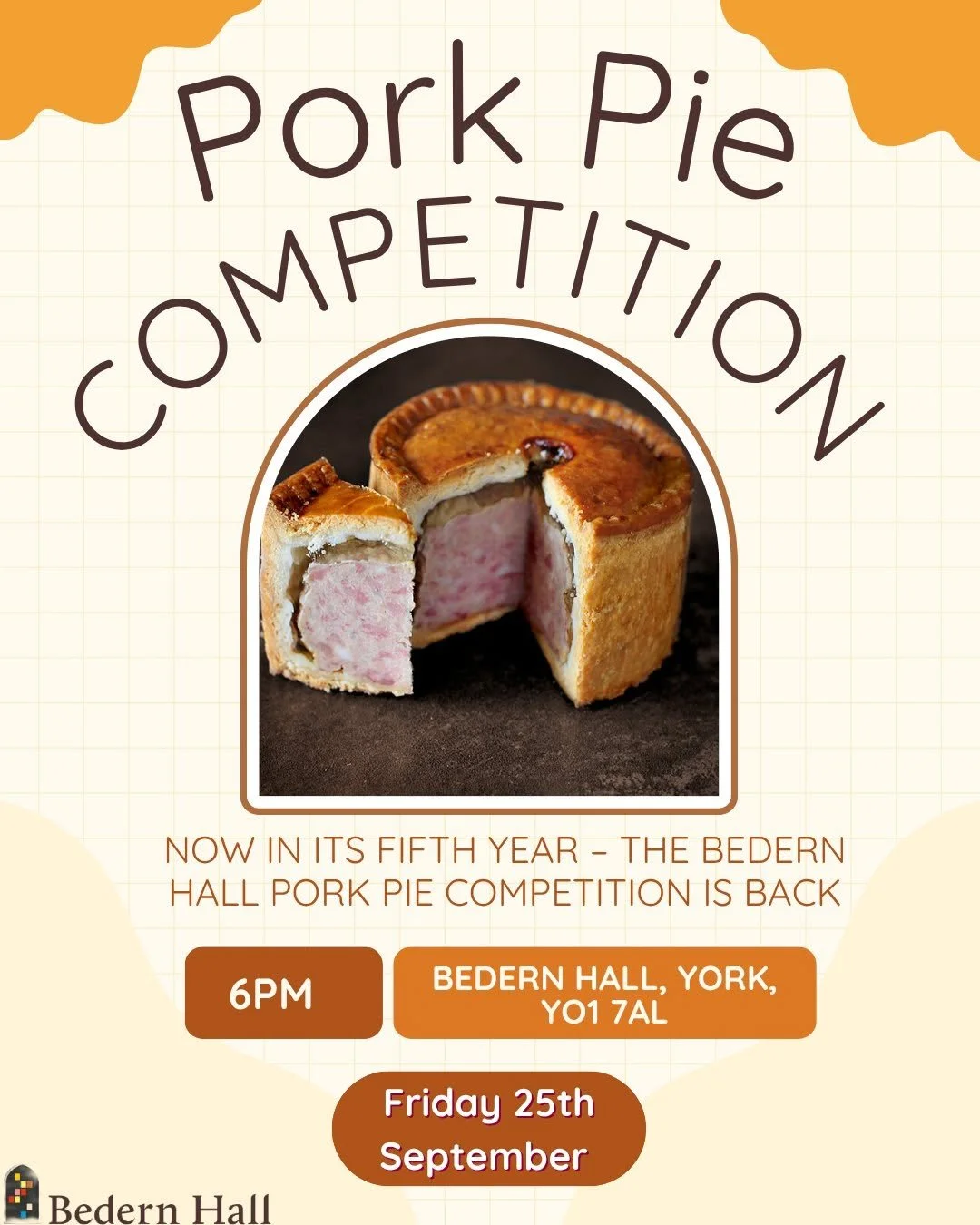 The Bedern Hall Pork Pie Competition