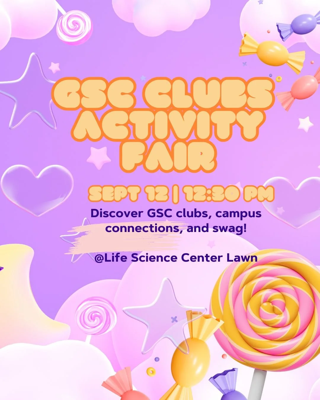 GSC CLUBS & ACTIVITIES FAIR