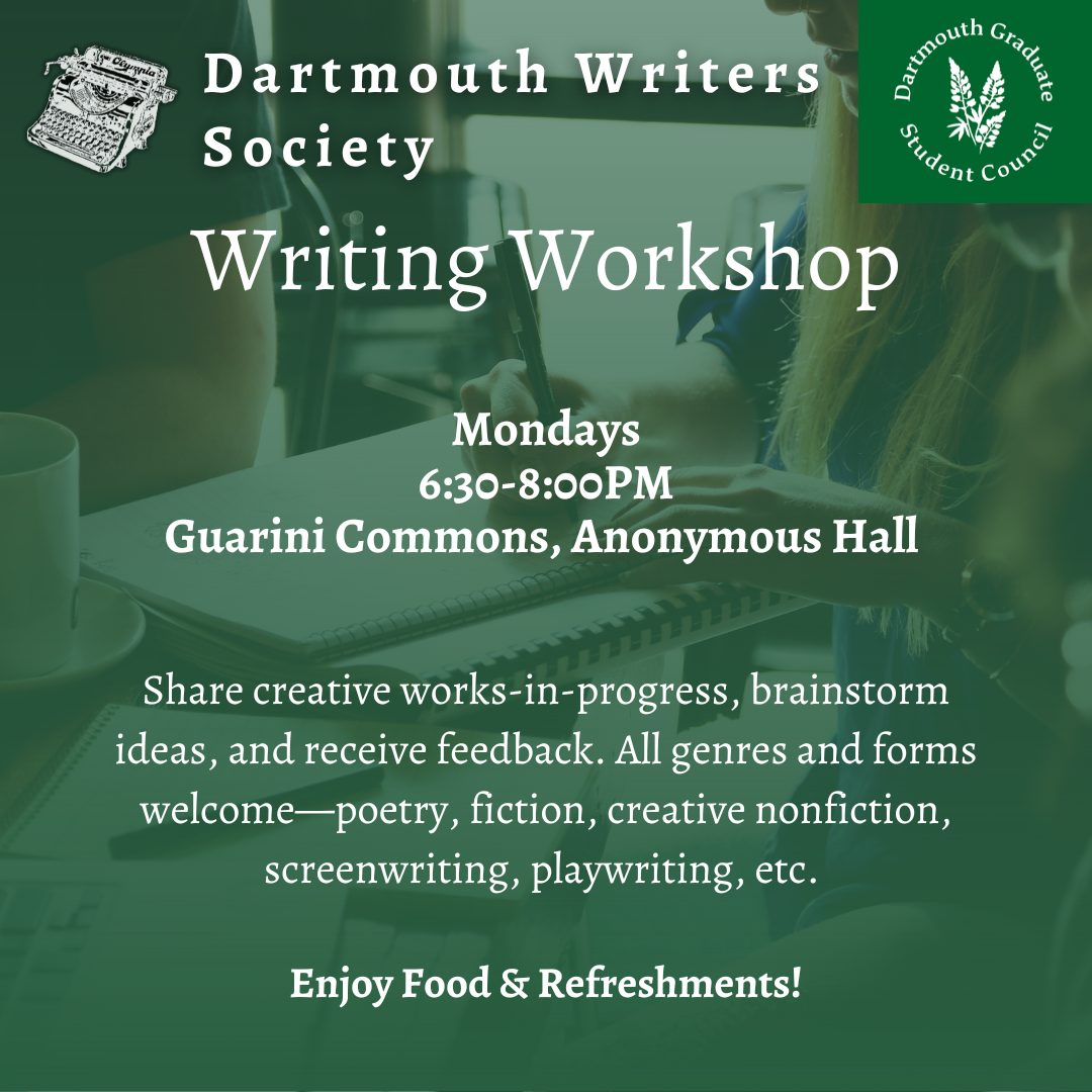 Dartmouth Writers Society - Writing Workshop