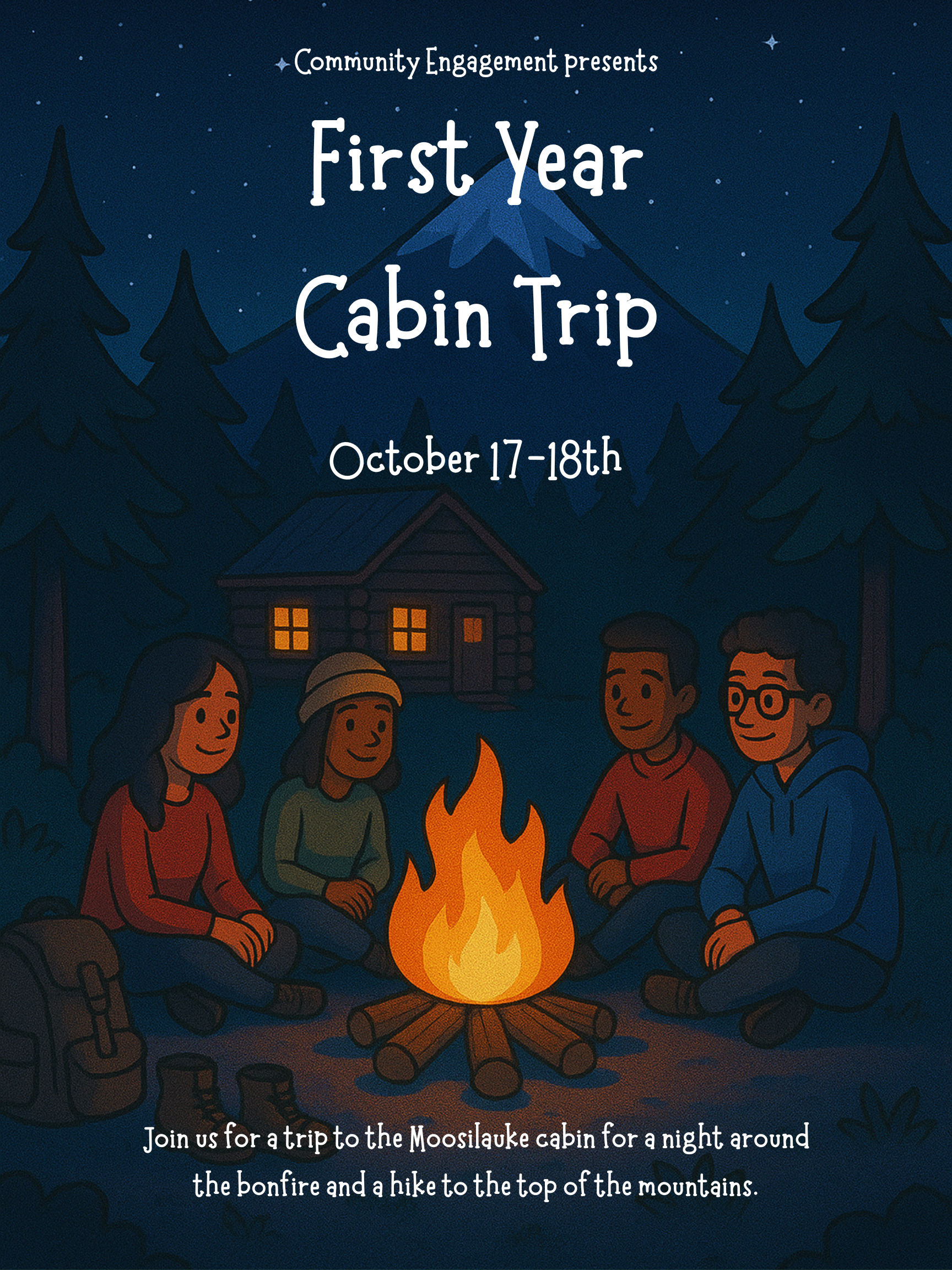 First Year Cabin and Hike Trip