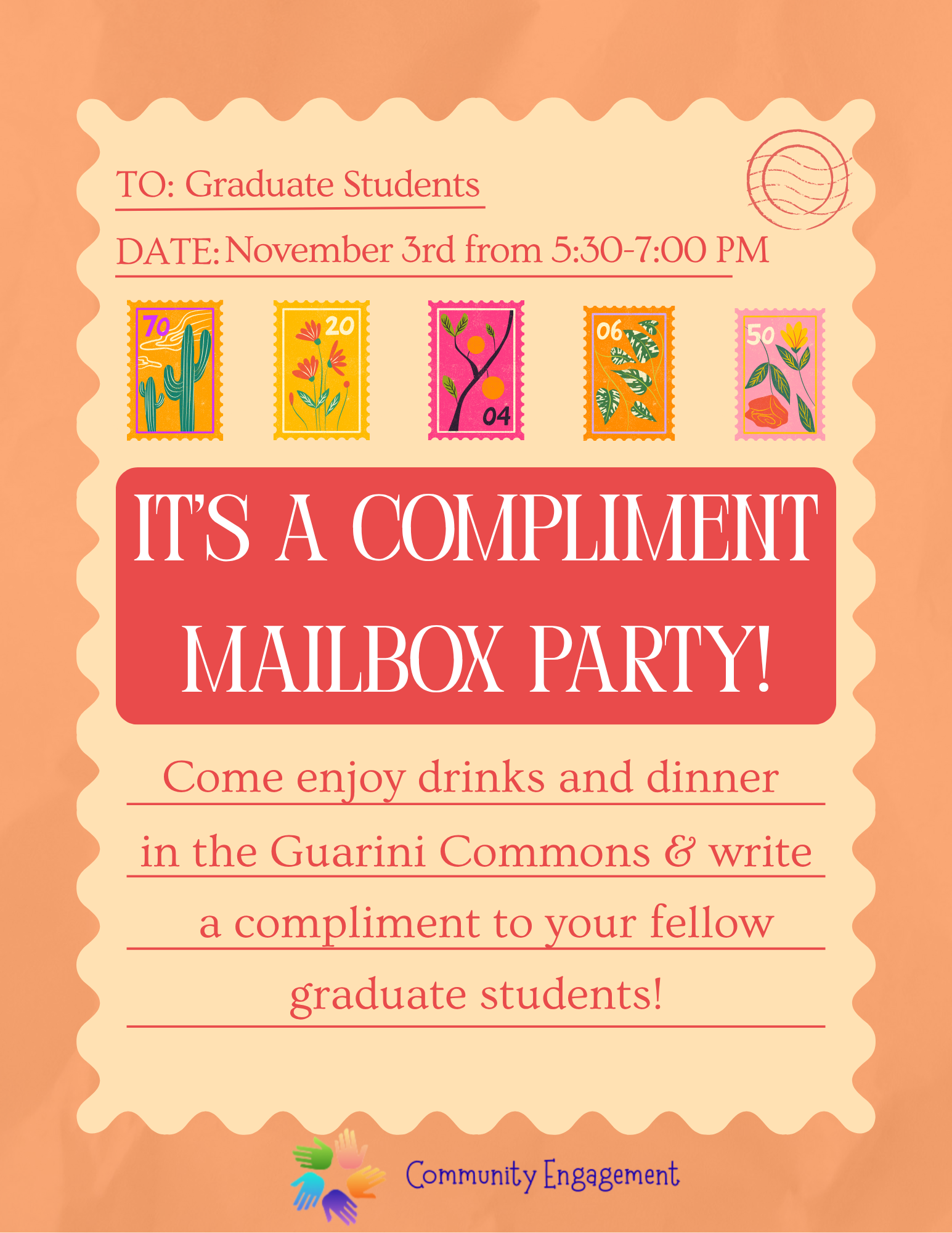 Compliment Mailbox - Dinner & Drinks