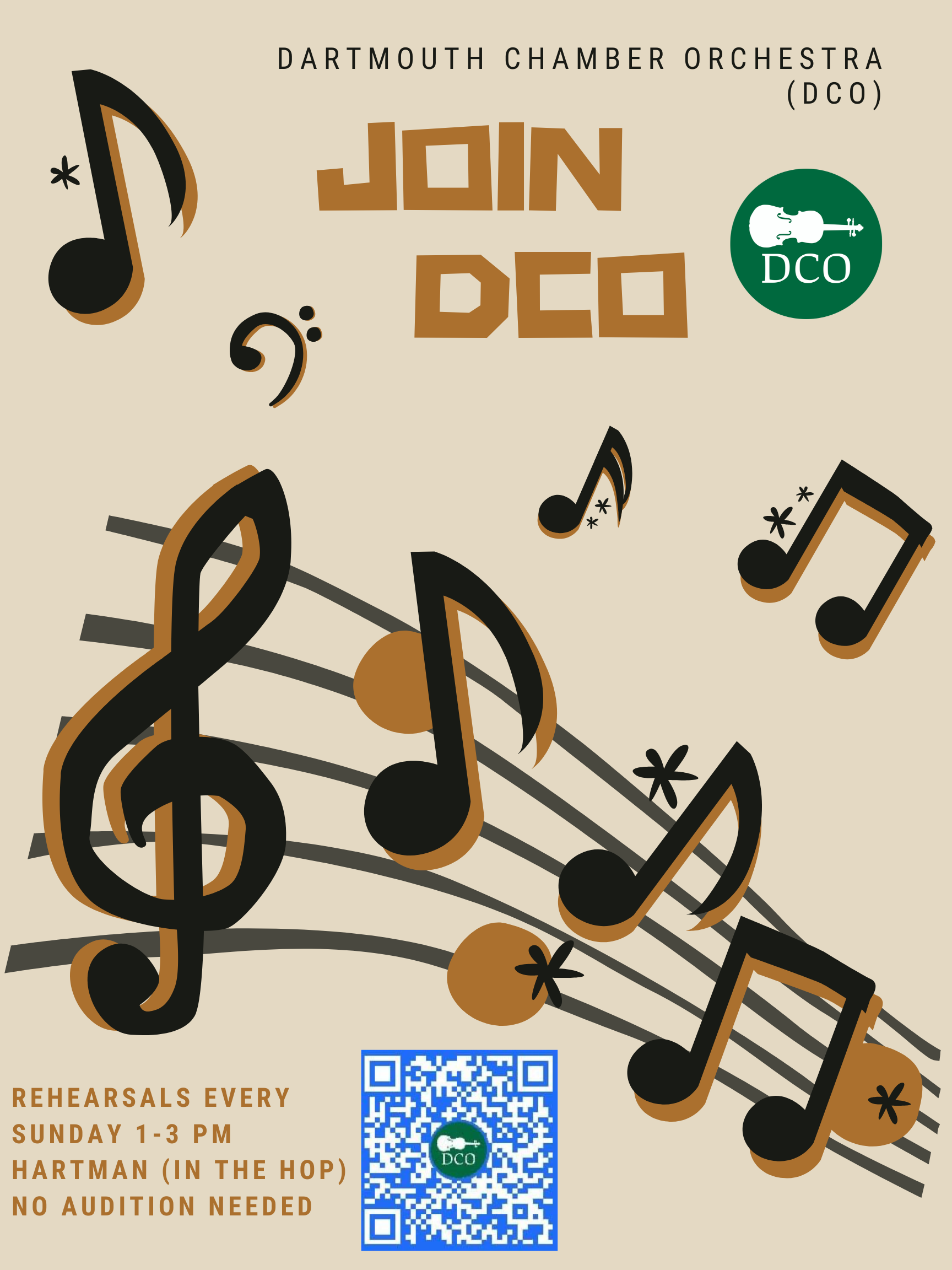 Dartmouth Chamber Orchestra - winter rehearsals 