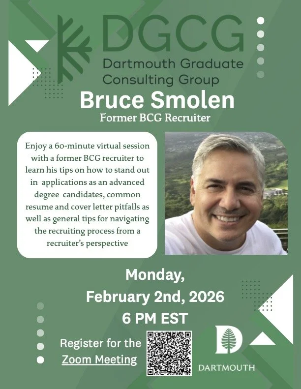 Resume and recruiting insights with former BCG recruiter Bruce Smolen