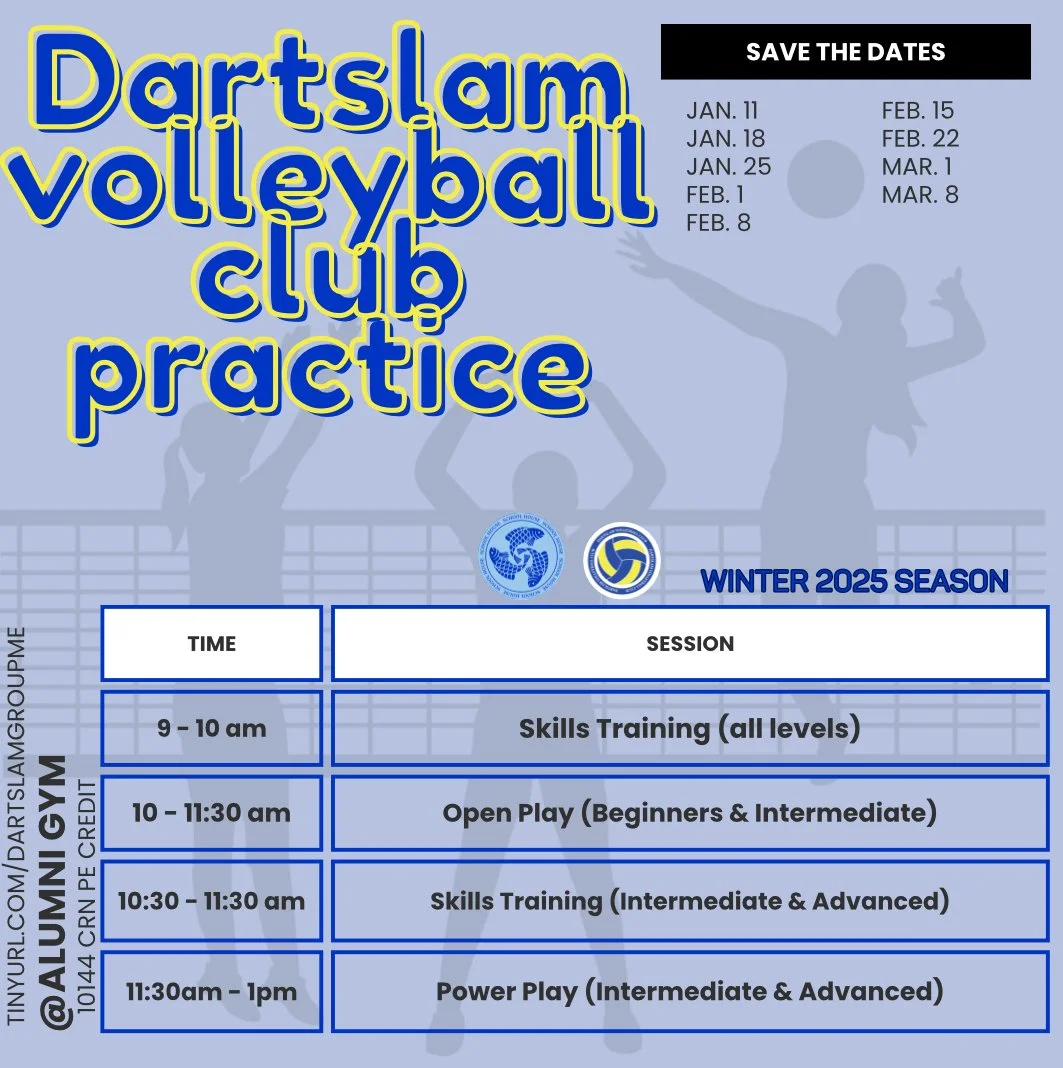 DartSlam Volleyball Club Practices 