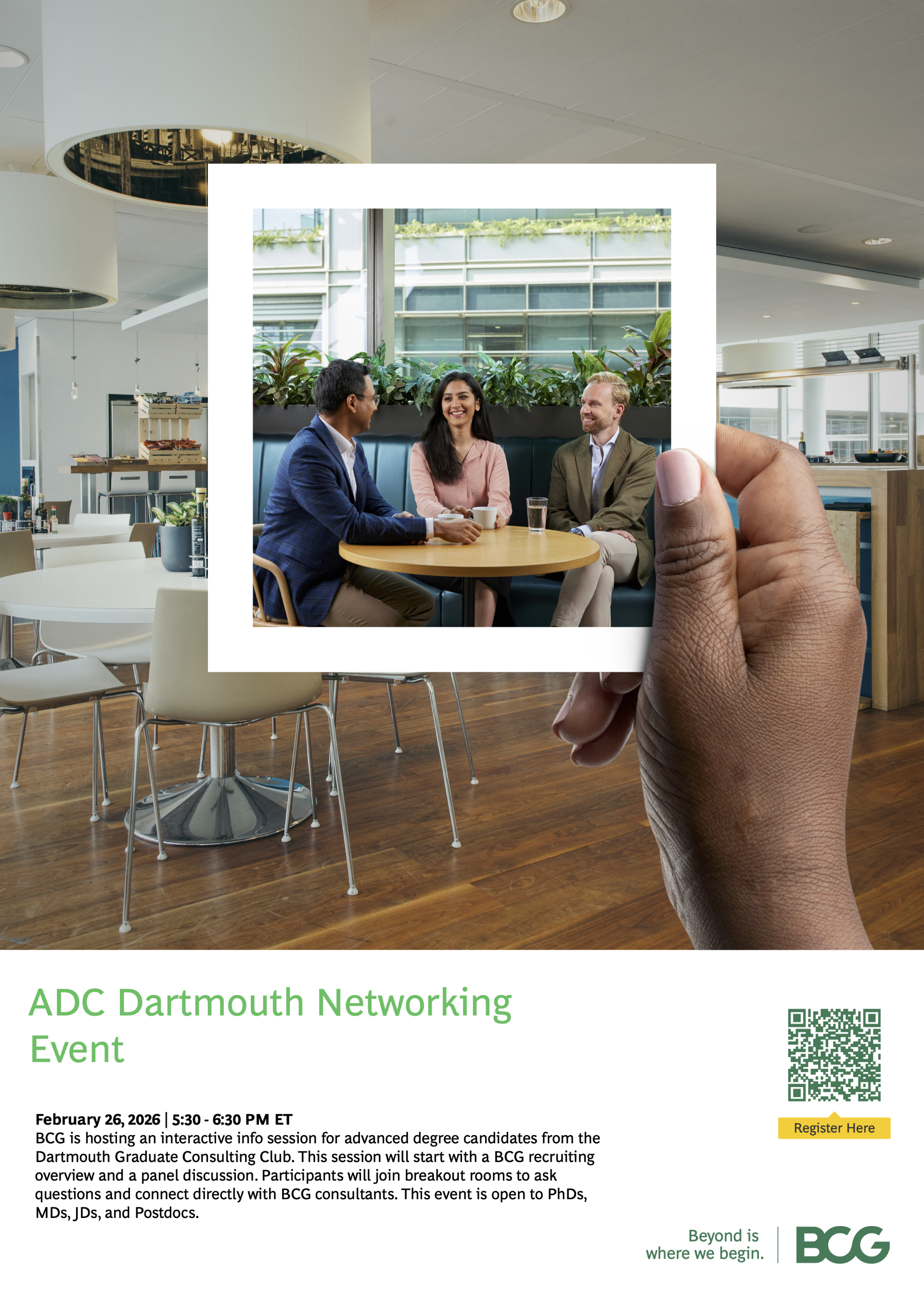 DGCG x BCG: ADC Dartmouth Networking Event