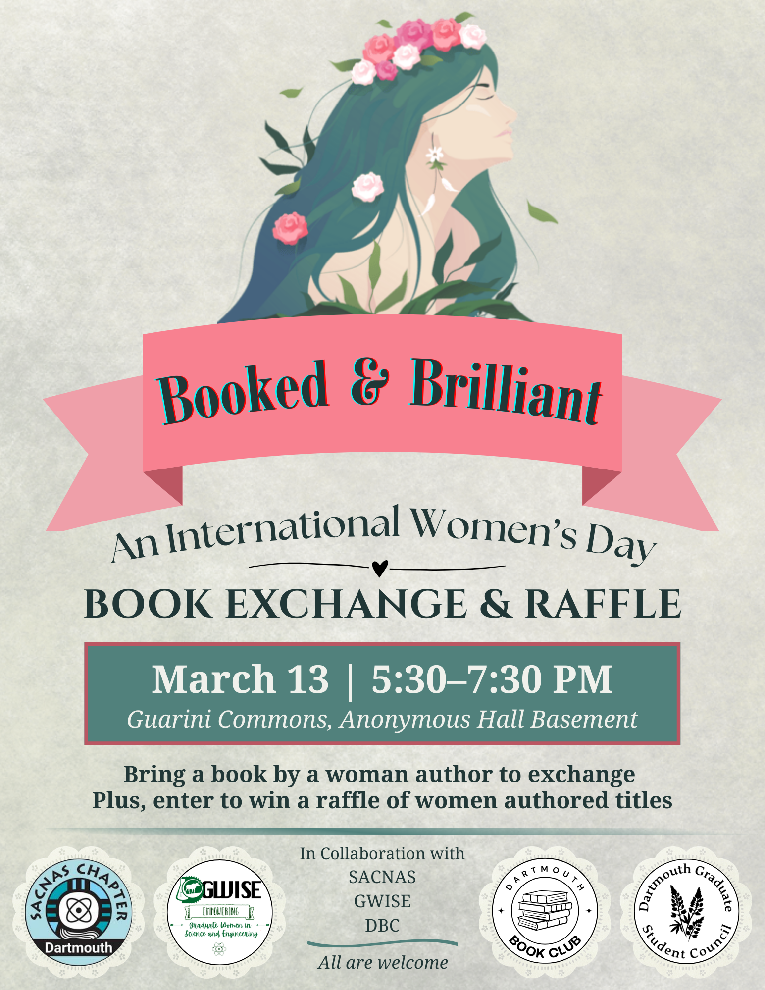 Booked & Brilliant: An Event Celebrating International Women's Day