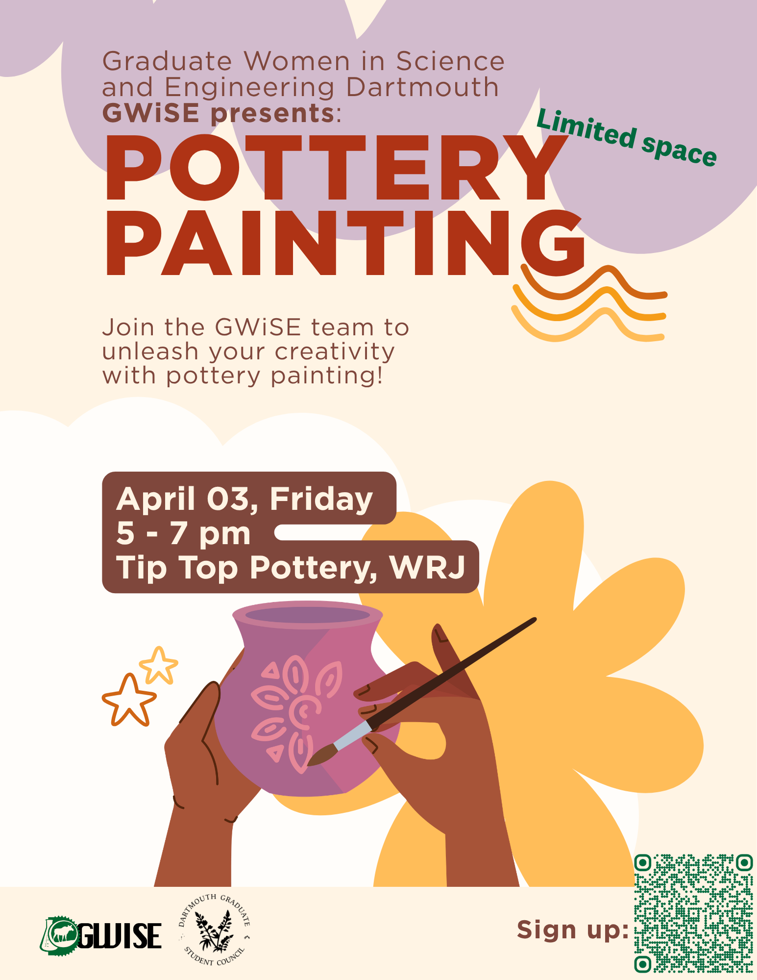 GWiSE Tip Top Pottery Event 