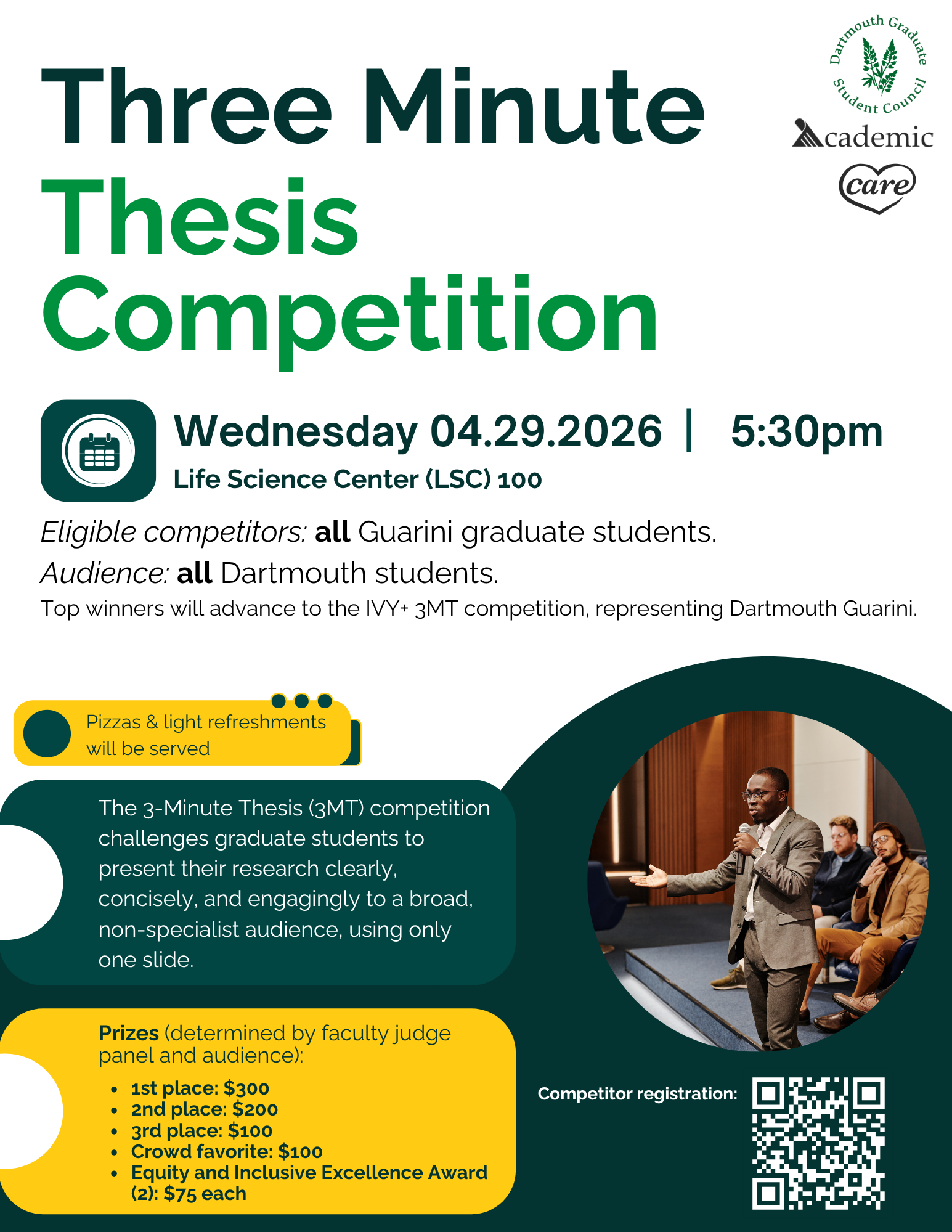 3-Minute Thesis (3MT) Competition