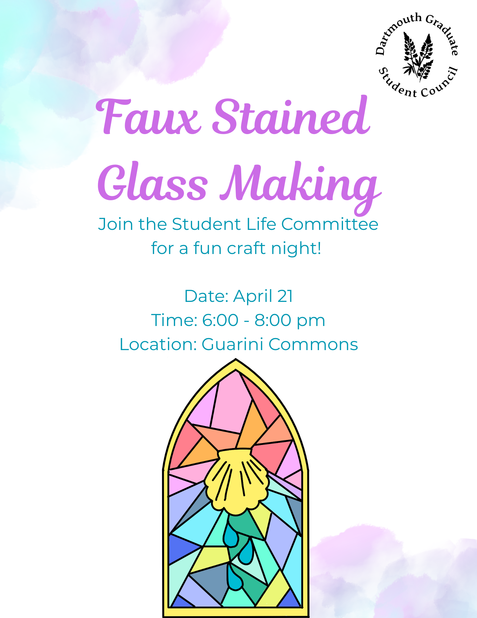 Faux Stained Glass Making