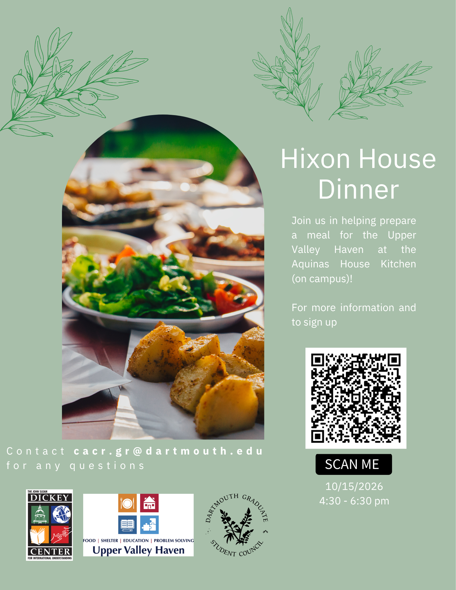 Service Opportunity - Cooking for Hixon House