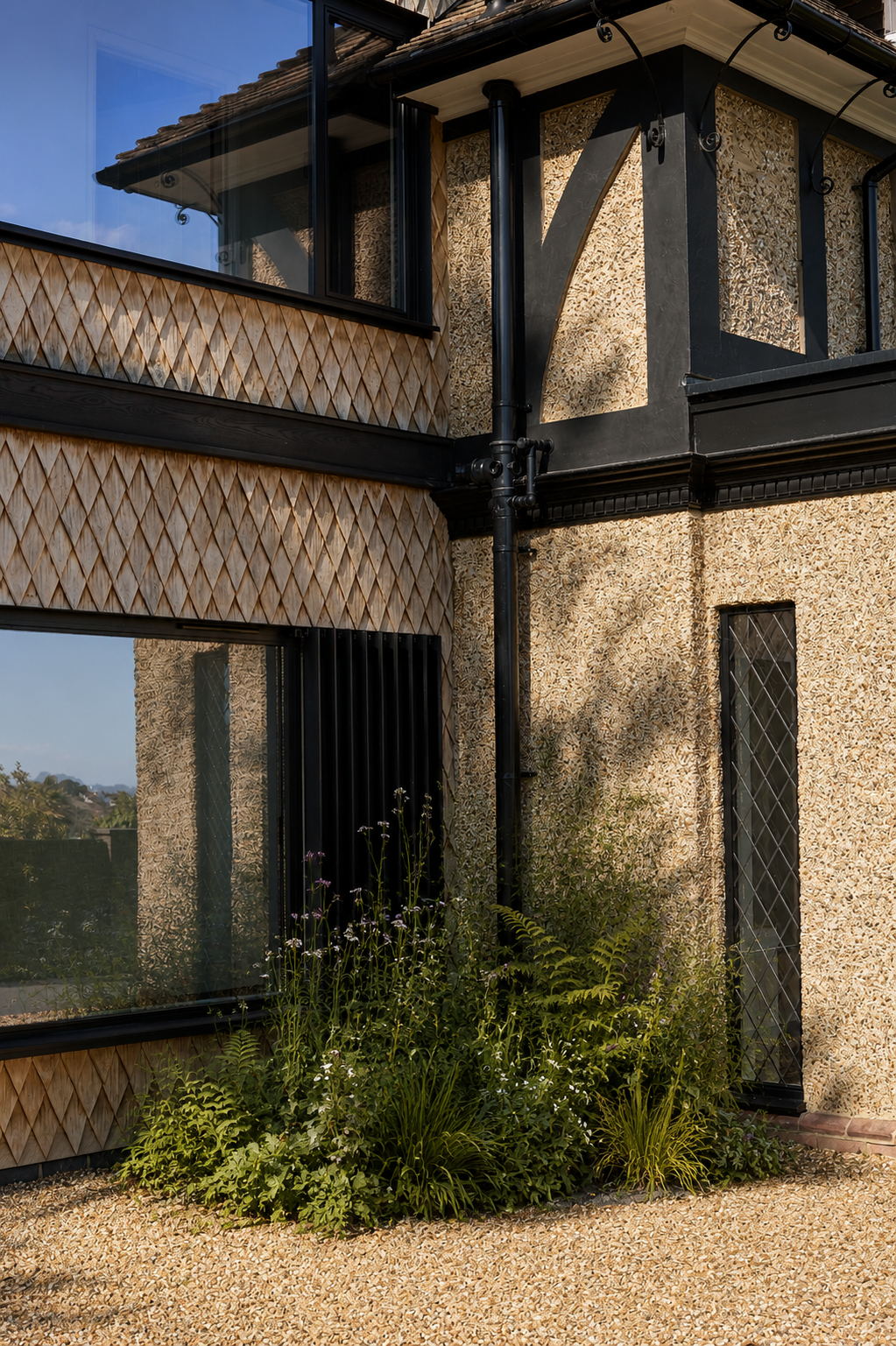 Bespoke contemporary extension on a traditional building