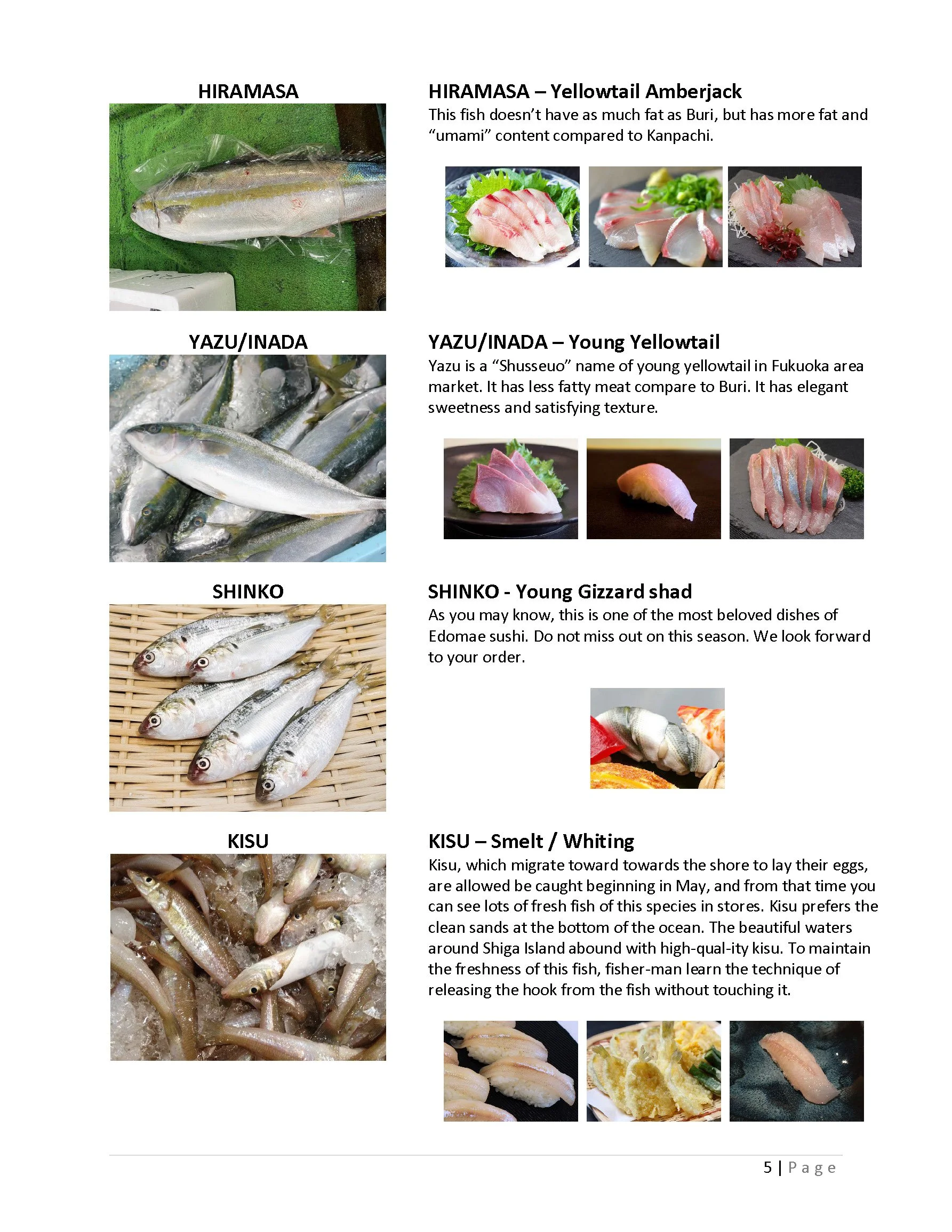 Japanese Fish Types Seasonal Japanese Fish List — OCEAN WAVES PRODUCTS, INC