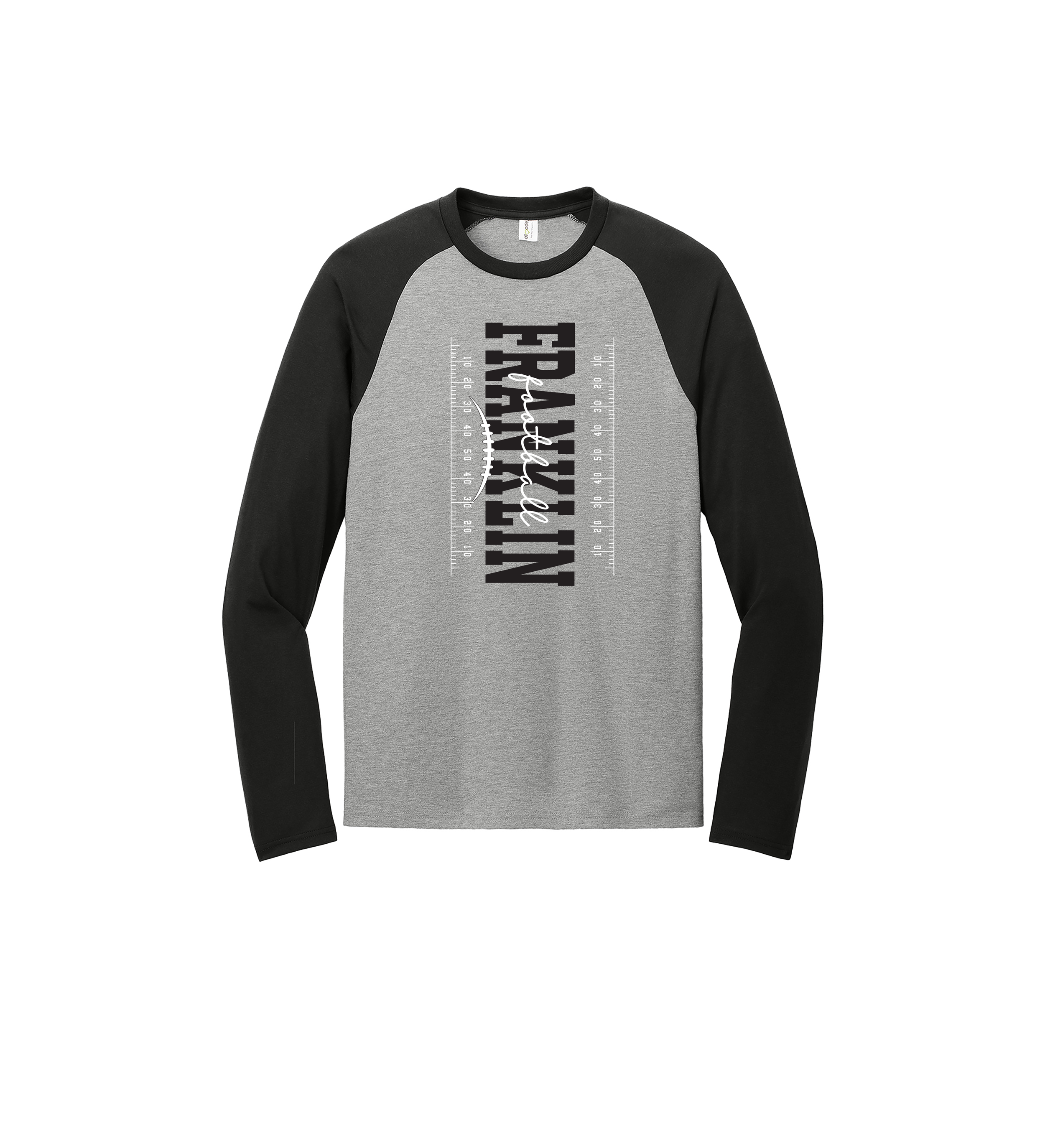 Field Unisex Tri-Blend Long Sleeve Colorblock Raglan (AL6009)