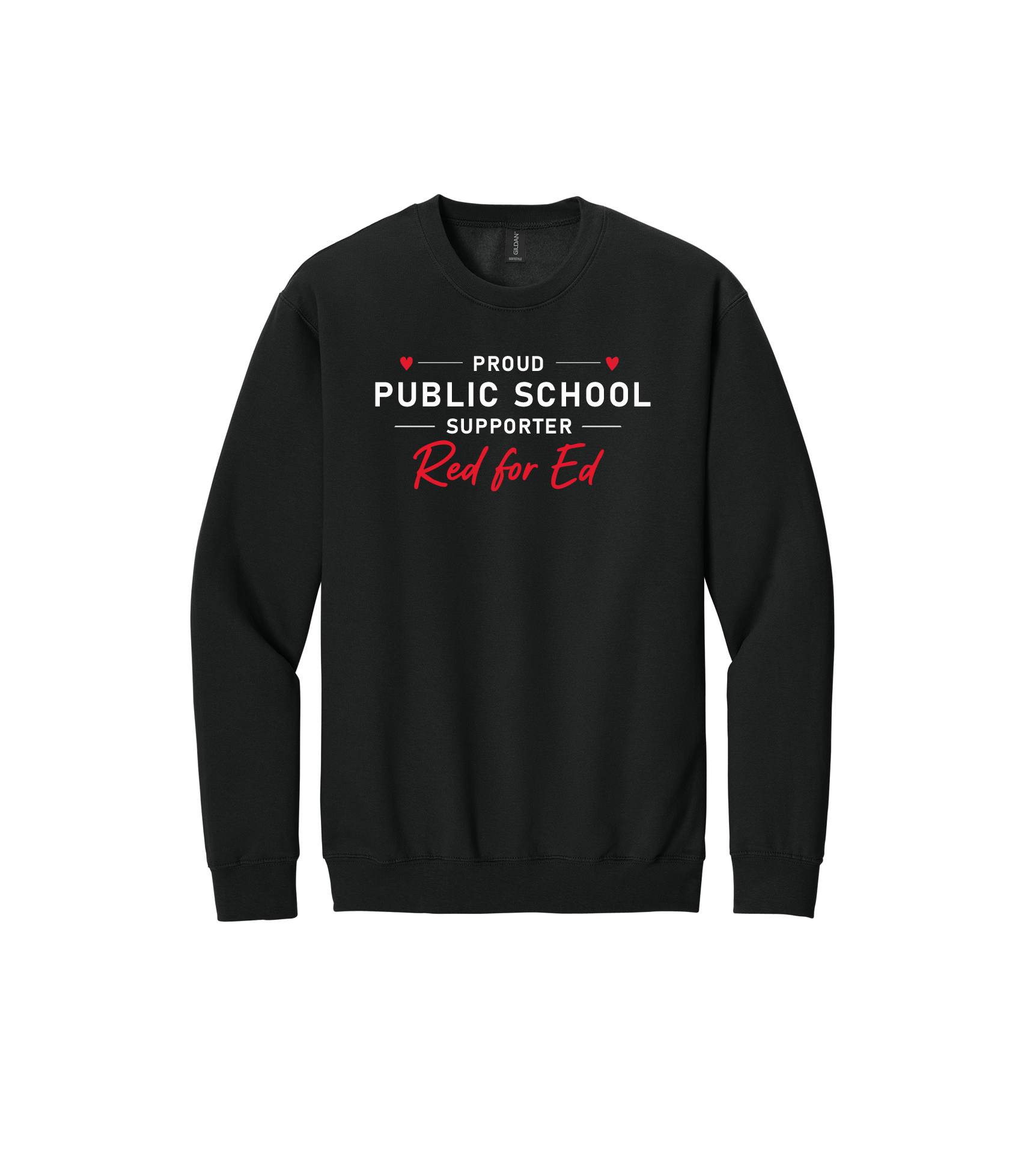 Black Softstyle® Crewneck Sweatshirt (SF000)
