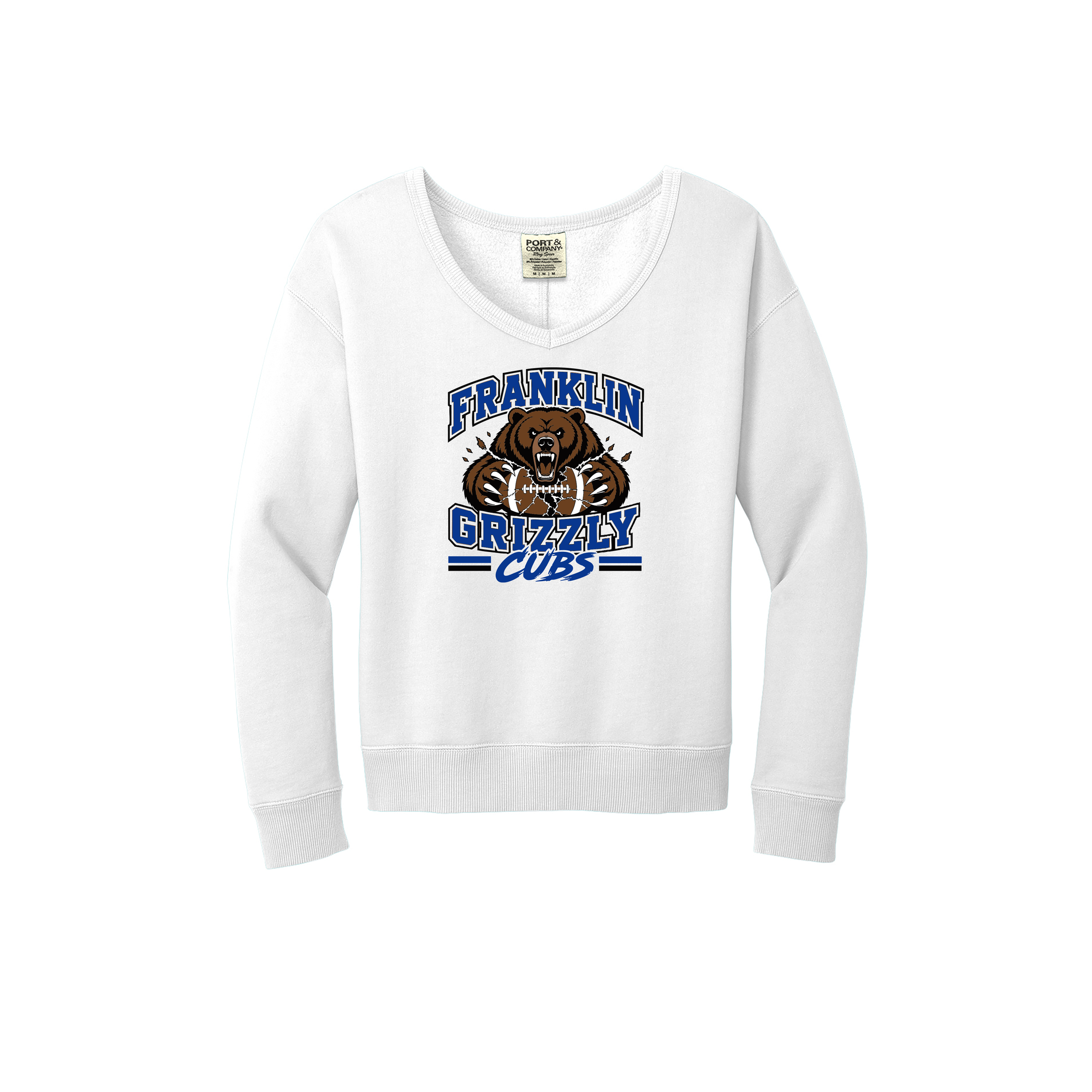 Women's Bear Beach Wash® Garment-Dyed V-Neck Sweatshirt