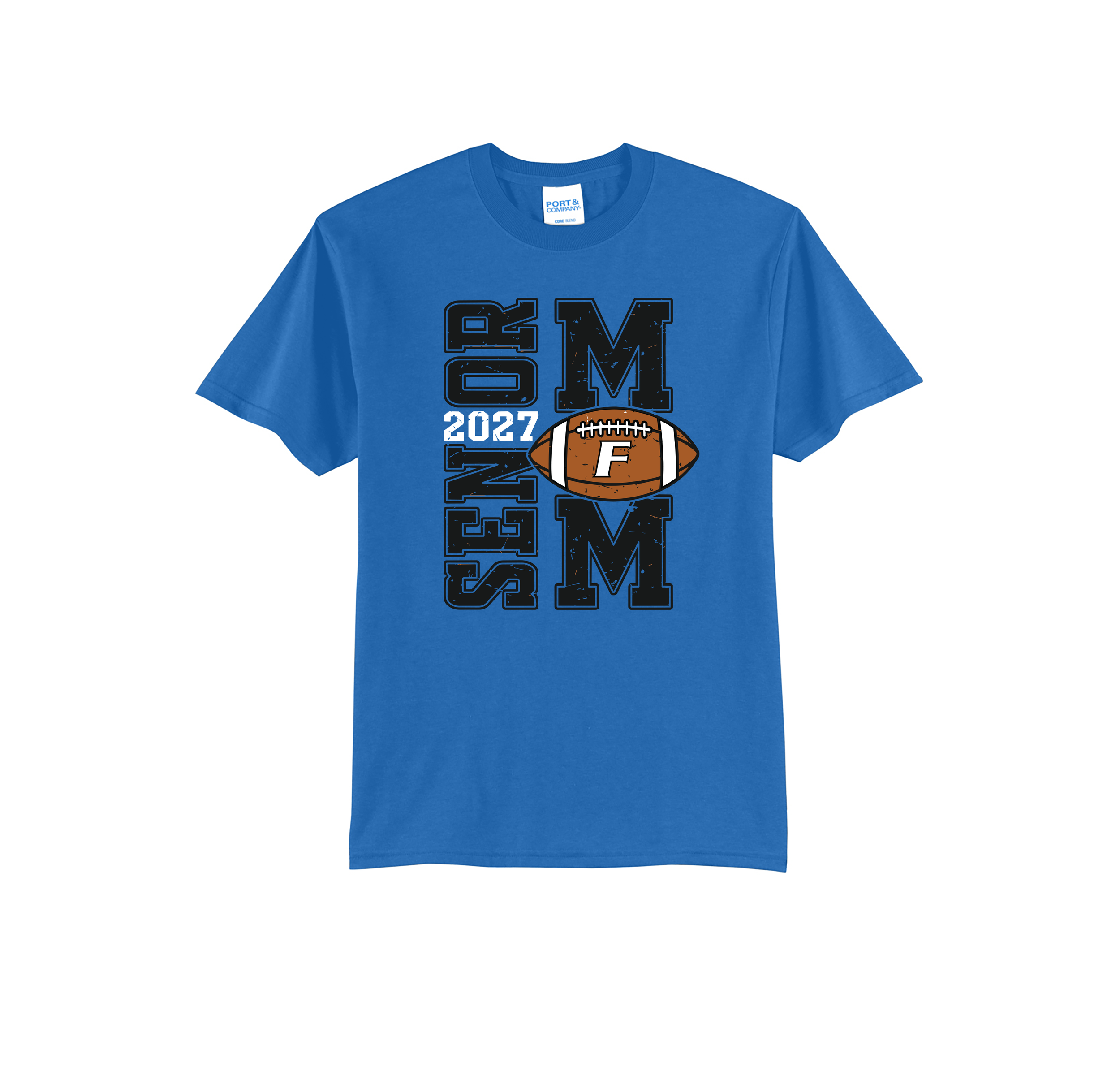 Senior Football Mom Tee (8000)